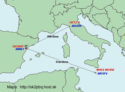 10GHz mapa